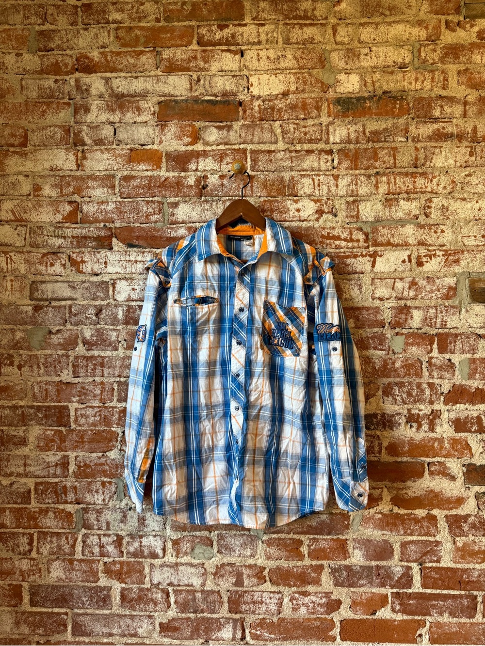Vintage Rocawear embroidered button down